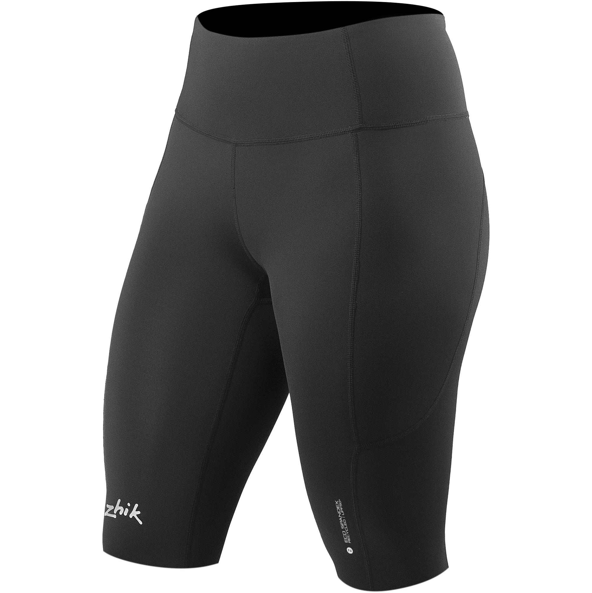 2026 Zhik Womens Eco Spandex UPF50+ Shorts SRT-0063-W-BLK - Black
